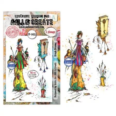 Tampon A6 - 1485 - Brush Dreams - AALL and Create