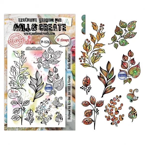 Tampon A6 - 1526 - Belle Nature - AALL and Create