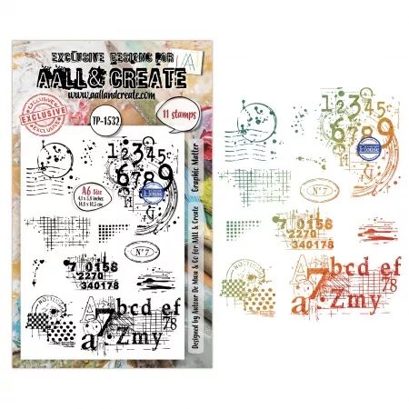 Tampon A6 - 1532 - Graphic Matter - AALL and Create