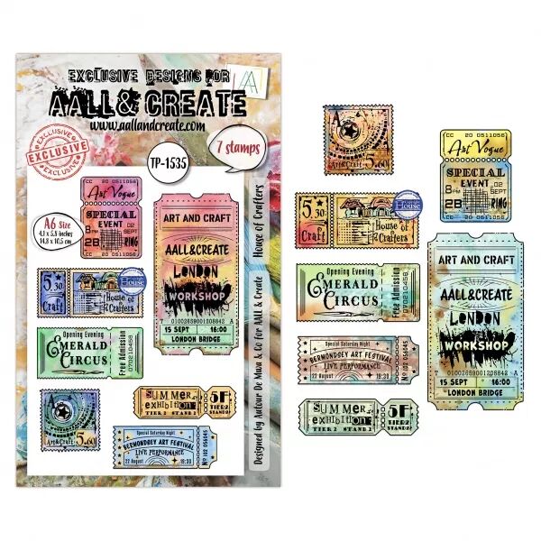 Tampon A6 - 1535 - House of Crafters - AALL and Create