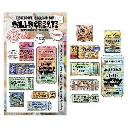 Tampon A6 - 1535 - House of Crafters - AALL and Create