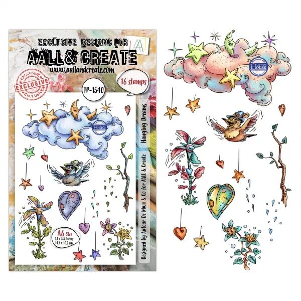 Tampon A6 - 1540 - Hanging Dreams - AALL and Create