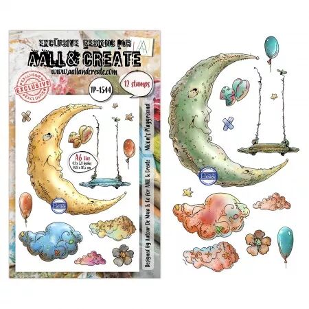 Tampon A6 - 1544 - Moon\'s Playground - AALL and Create