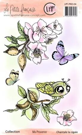 Tampon A6 - Chantale la cigale - ma Provence - La Petite Fran&ccedil;aise