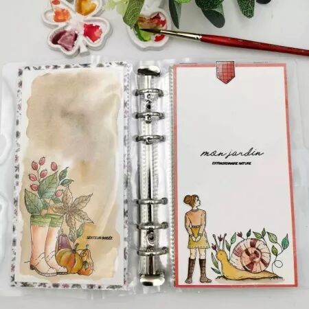 Tampon A6 - L\'orée des bois - Pour te dire - Chou Flowers