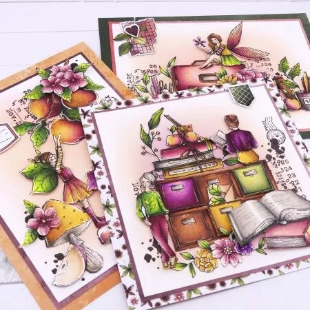 Tampon A6 - L\'orée des bois - Pour te dire - Chou Flowers