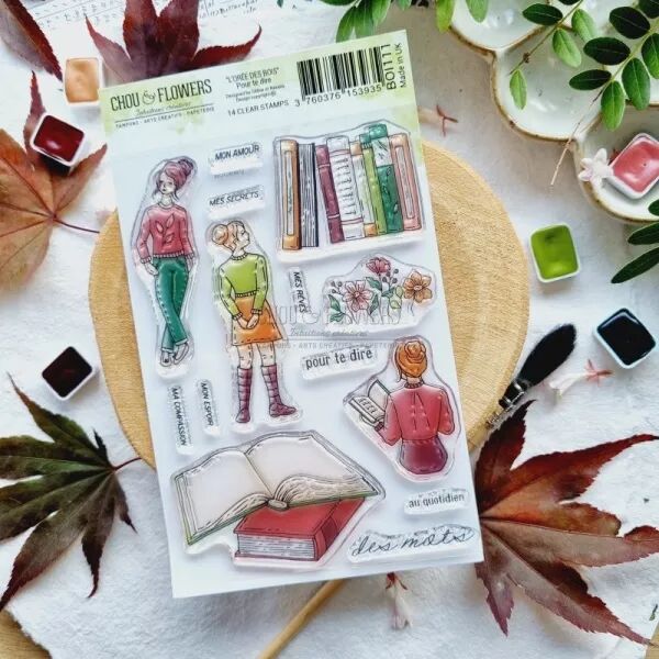Tampon A6 - L\'or�e des bois - Pour te dire - Chou Flowers