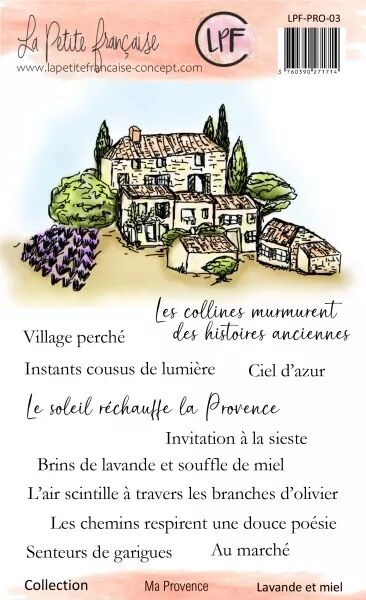 Tampon A6 - Lavande et miel - ma Provence - La Petite Fran�aise
