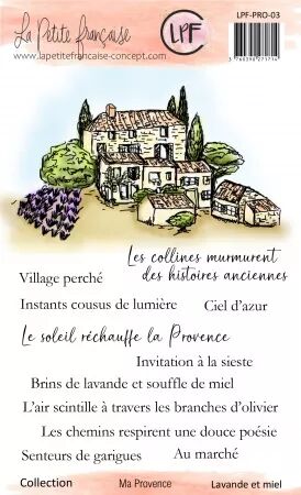 Tampon A6 - Lavande et miel - ma Provence - La Petite Fran&ccedil;aise