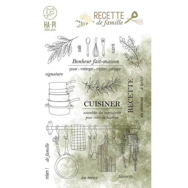 Tampon A6 - Recette De Famille - Cuisiner - HA-PI Little Fox