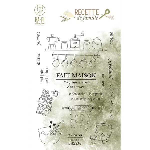 Tampon A6 - Recette De Famille - Fait-maison - HA-PI Little Fox