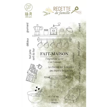 Tampon A6 - Recette De Famille - Fait-maison - HA-PI Little Fox