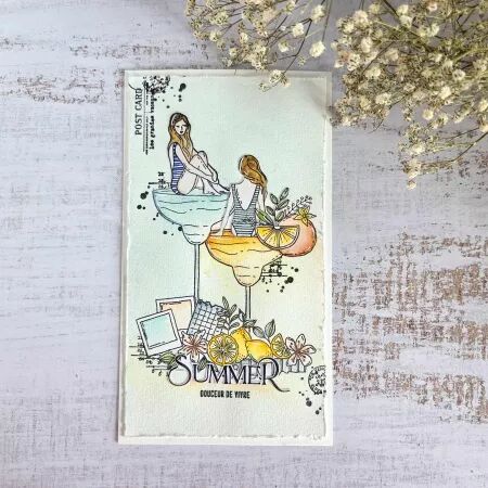 Tampon A6 - Rêve Azur - Relax - Chou Flowers