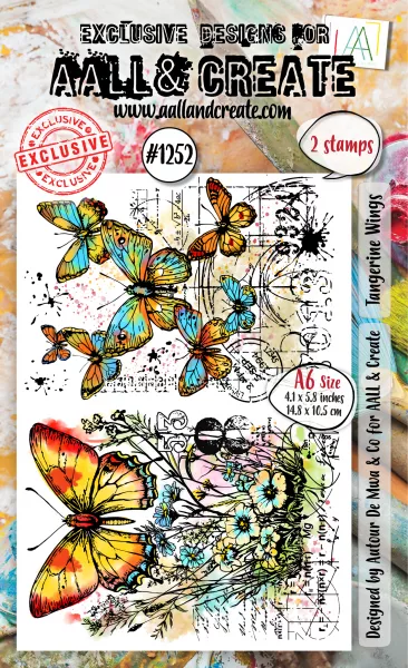 Tampon A6 #1252 - Tangerine Wings