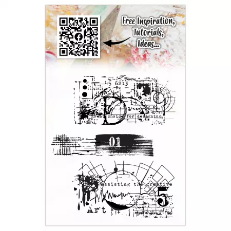Tampon A7 - #1261 - Stained Geometry - AALL & Create
