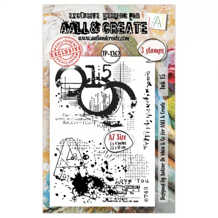 Tampon A7 - #1262 - Ink 15 - AALL & Create