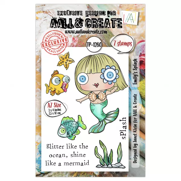 Tampon A7 - #1279 - Emily\'s Splash -  AALL & Create