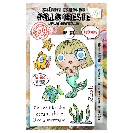 Tampon A7 - #1279 - Emily\'s Splash -  AALL & Create