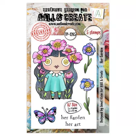 Tampon A7 - #1285 - Her garden -  AALL & Create