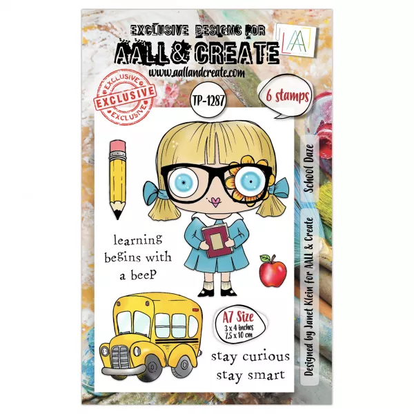 Tampon A7 - #1287 - School Daze -  AALL & Create