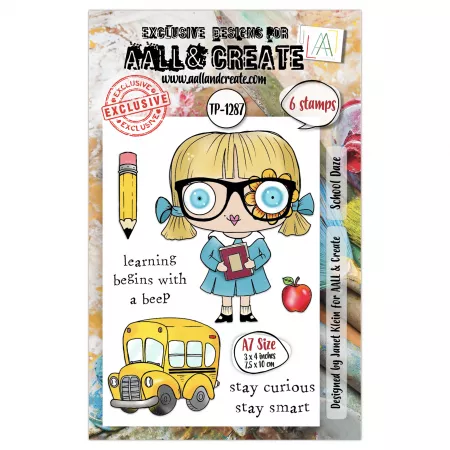 Tampon A7 - #1287 - School Daze -  AALL & Create