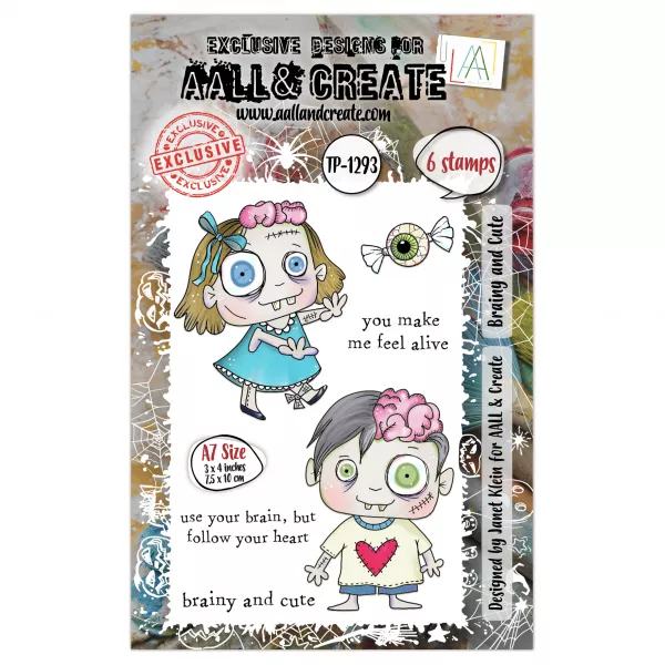 Tampon A7 - #1293 - Brainy and Cute - AALL & Create