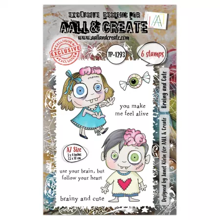 Tampon A7 - #1293 - Brainy and Cute - AALL & Create