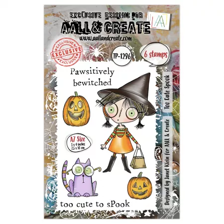 Tampon A7 - #1296 - Too Cute Spook - AALL & Create