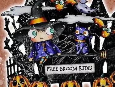 Tampon A7 - #1298 - Free Broom Rides - AALL & Create