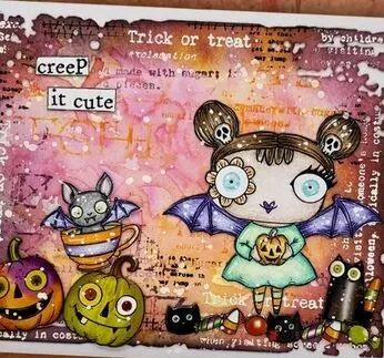 Tampon A7 - #1299 - Fright Bites - AALL & Create