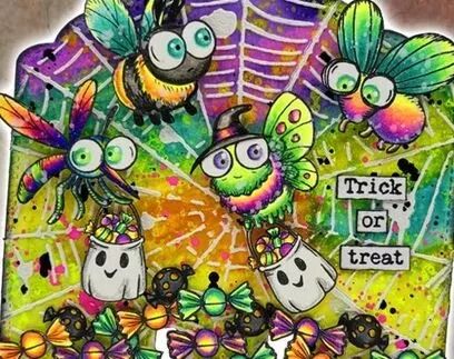 Tampon A7 - #1301 - Creepy Crawlies - AALL & Create