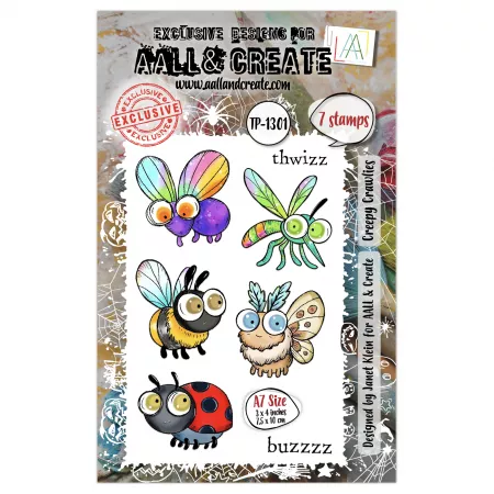 Tampon A7 - #1301 - Creepy Crawlies - AALL & Create