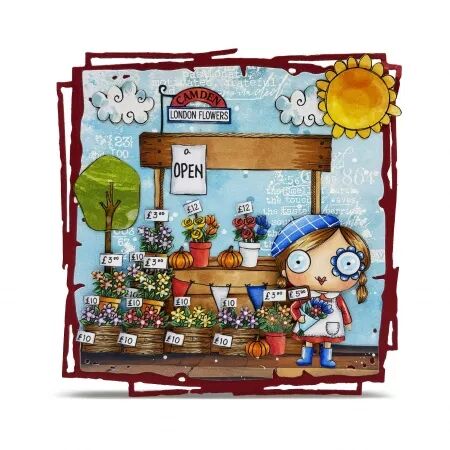 Tampon A7 - #1323 - Camden Flower Market - AALL & Create