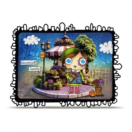 Tampon A7 - #1323 - Camden Flower Market - AALL & Create