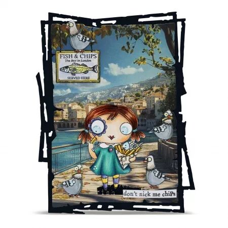 Tampon A7 - #1325 - Fish \'n Chips - AALL & Create