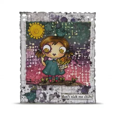 Tampon A7 - #1325 - Fish \'n Chips - AALL & Create