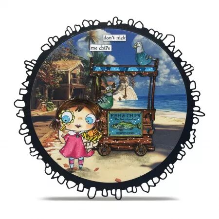 Tampon A7 - #1325 - Fish \'n Chips - AALL & Create