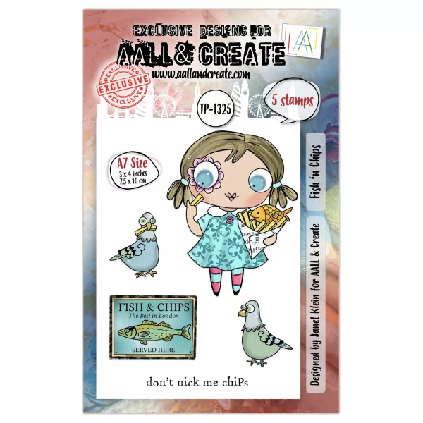 Tampon A7 - #1325 - Fish \'n Chips - AALL & Create