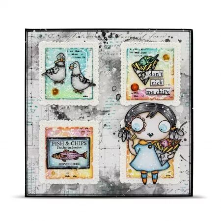 Tampon A7 - #1325 - Fish \'n Chips - AALL & Create