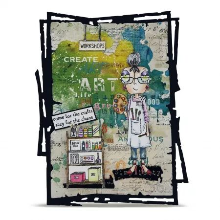 Tampon A7 - #1326 - Workshop Dee - AALL & Create