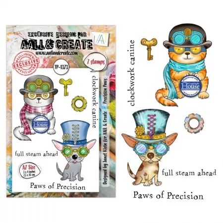 Tampon A7 - 1373 - Precision Paws - AALL and Create