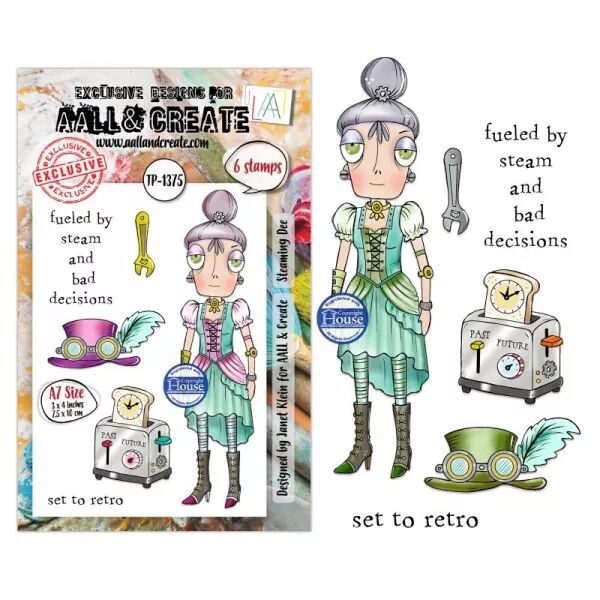 Tampon A7 - 1375 - Steaming Dee - AALL and Create