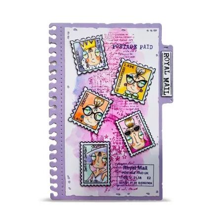 Tampon A7 - 1378 - Miss Dee First Class - AALL and Create