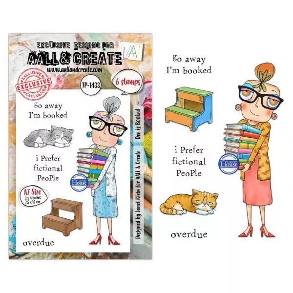 Tampon A7 - 1433 - Dee is Booked - AALL and Create