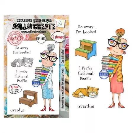 Tampon A7 - 1433 - Dee is Booked - AALL and Create