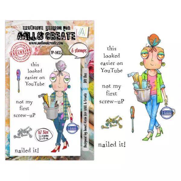 Tampon A7 - 1435 - DIY Dee - AALL and Create