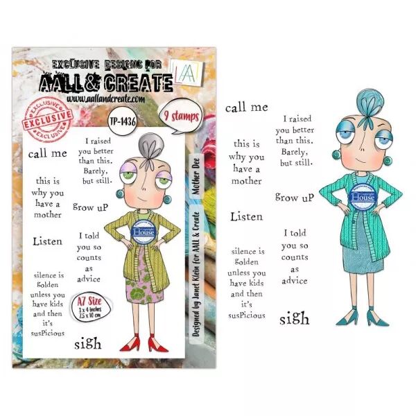 Tampon A7 - 1436 - Mother Dee - AALL and Create