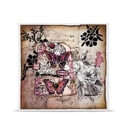 Tampon A7 - 1448 - Chrono-Stamped Tag - AALL and Create