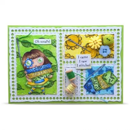 Tampon A7 - 1499 - Fabric Habit - AALL and Create