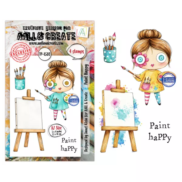 Tampon A7 - 1500 - Paint Happy - AALL and Create